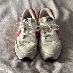 Nike White and Pink Athletic Shoes